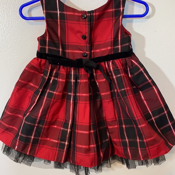 NWOT Clementine Red Plaid Holiday Dress 12 Mo. Host Pick 11/21! - Picture 4 of 8